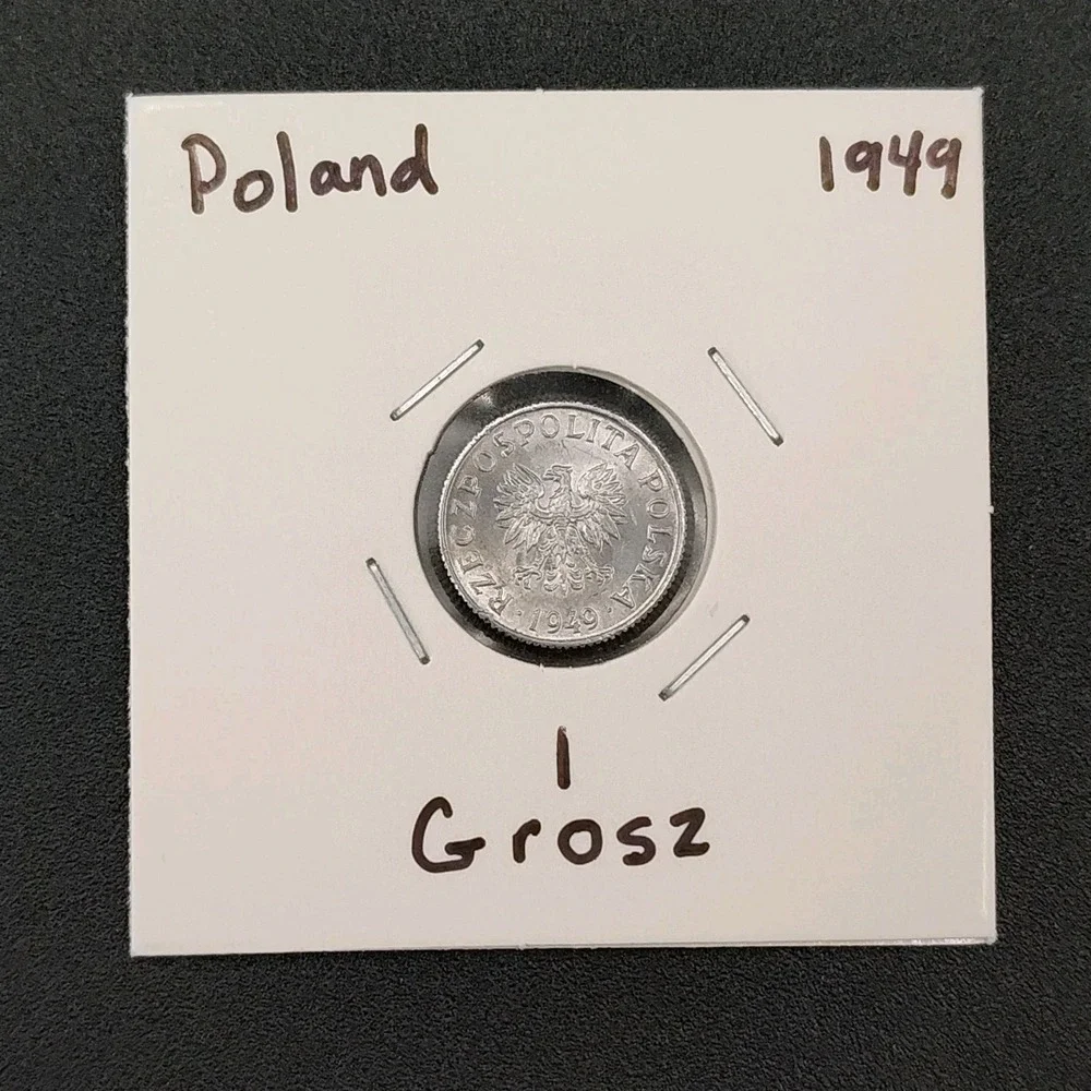 1949 Poland 1 Grosz Coin Collectable Used-Great Condition‎ VTG SEE BR1.1GA-4030